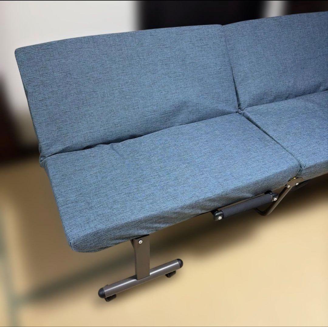 【未使用品】ニトリ 折り畳みベッド ソファ 折りたたみ ベッド【送料込】