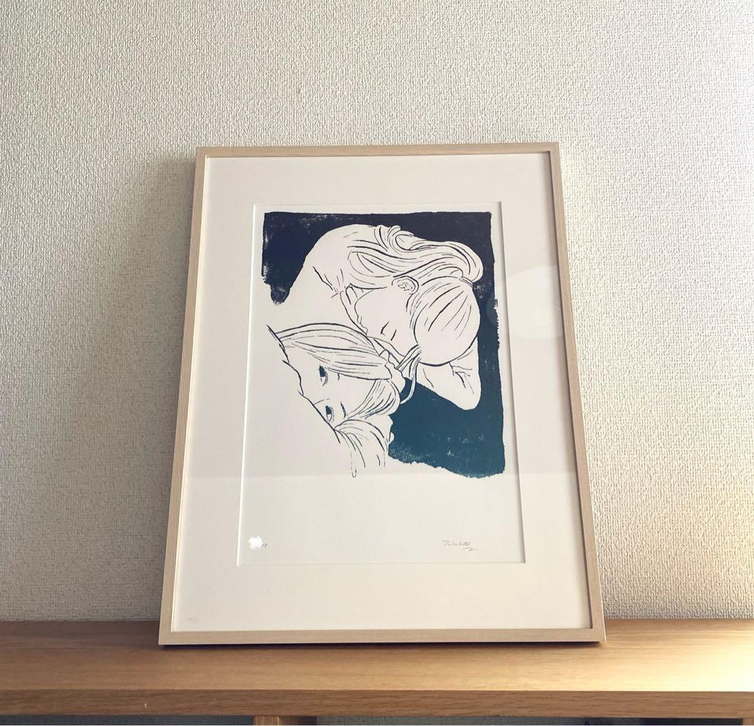 森泉岳土 夢見るふたり ED15 直筆サイン ジクレー作品 リトグラフ