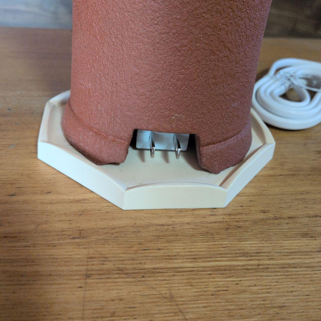 美品　朱泥 電気涼炉 煎茶風炉 電熱器 煎茶道具　茶道具　炭型 ヒーター