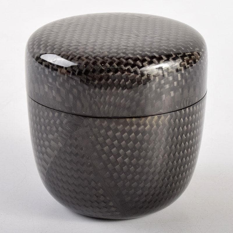 茶道具　漆塗　小松本宗勉作　炭素繊維棗 七夕　共箱　M　R4890