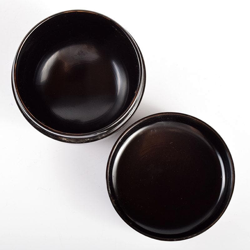 茶道具　漆塗　小松本宗勉作　炭素繊維棗 七夕　共箱　M　R4890