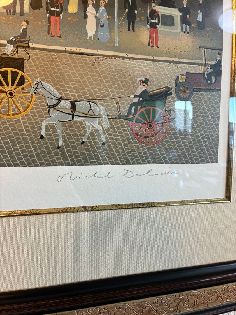 ミッシェルドラクロワ バギー・パレード・オン・シャンゼリゼ　 絵画