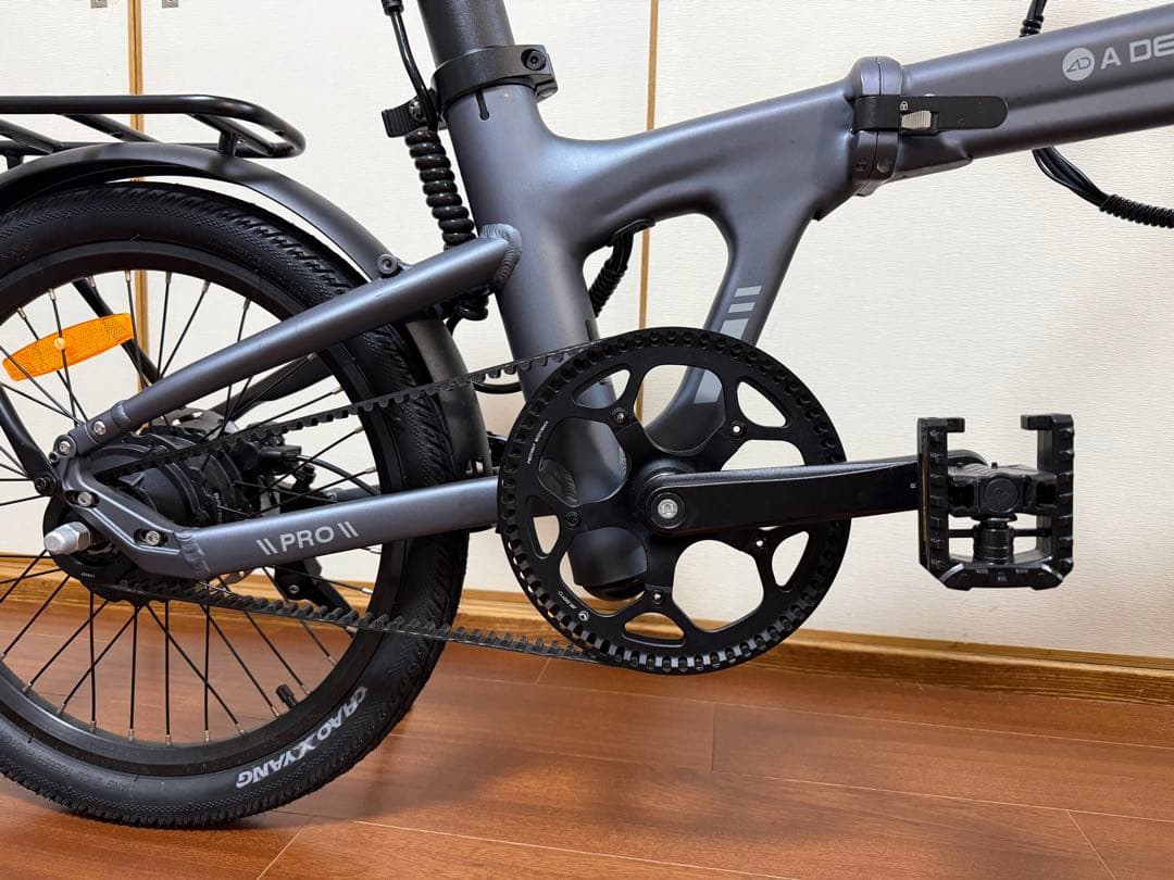 きなきな　ADO Air 20 Pro 電動アシスト自転車　グレー