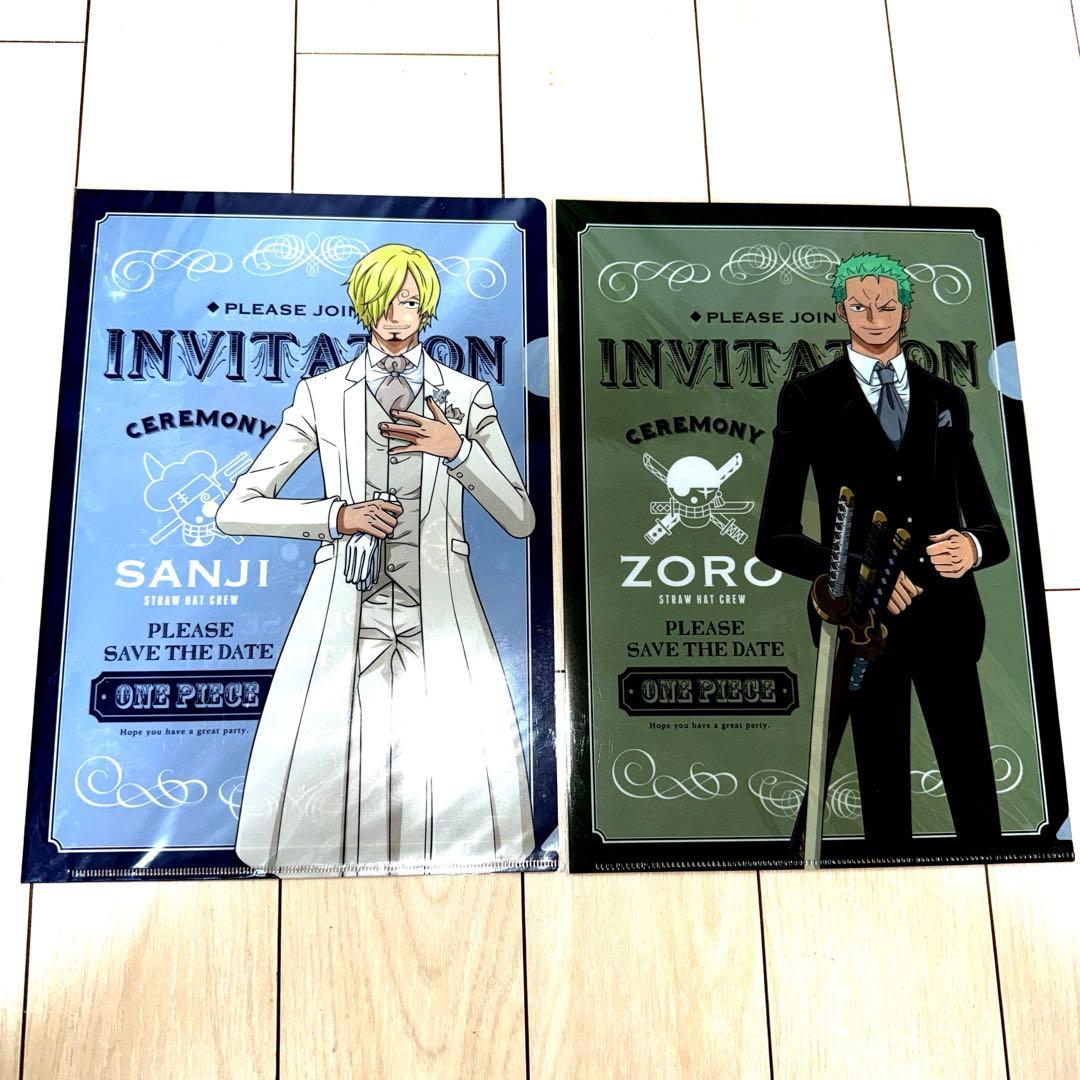 ワンピース クリアファイル 希少 レア ゾロ サンジ