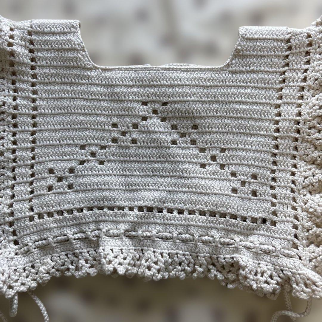 SOOR PLOOM つけ襟ベスト　アイボリー