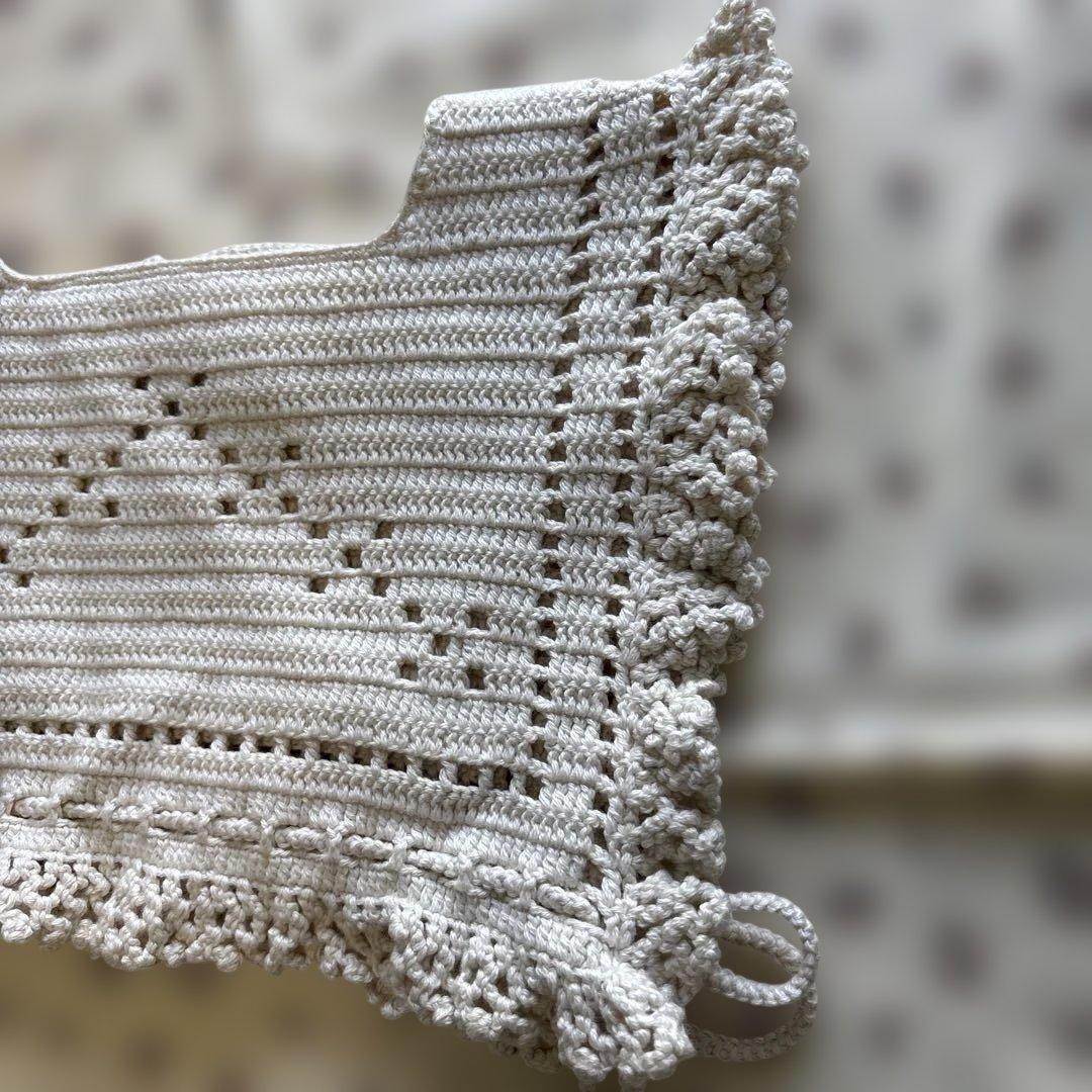 SOOR PLOOM つけ襟ベスト　アイボリー