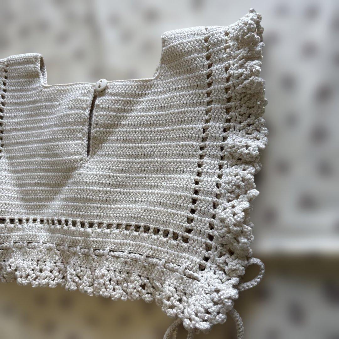 SOOR PLOOM つけ襟ベスト　アイボリー