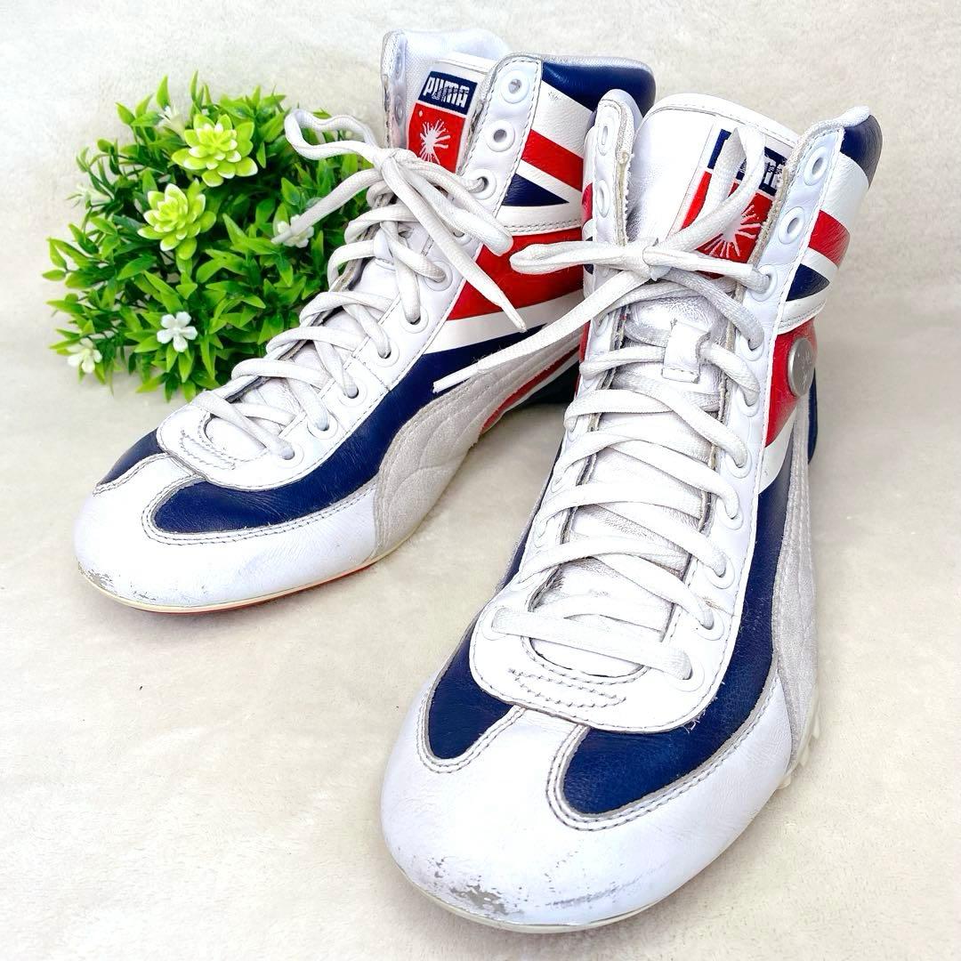 プーマ　ミハラヤスヒロ　ユニオンジャック スエードレザー ハイカットスニーカー