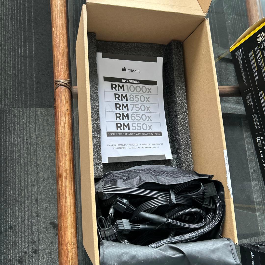 Corsair RM1000x 80PLUS 1000W静音電源ユニット