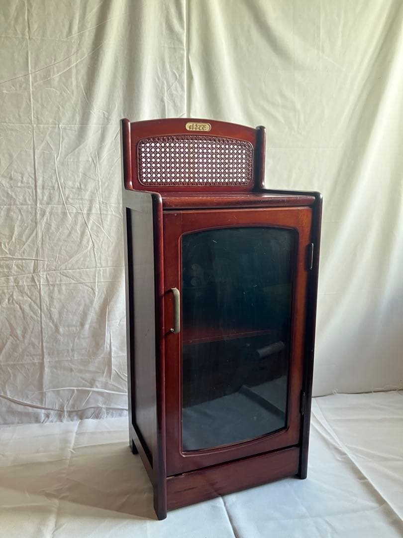 ✅昭和ビンテージ✅昭和の電話台キャビネット/片扉2段