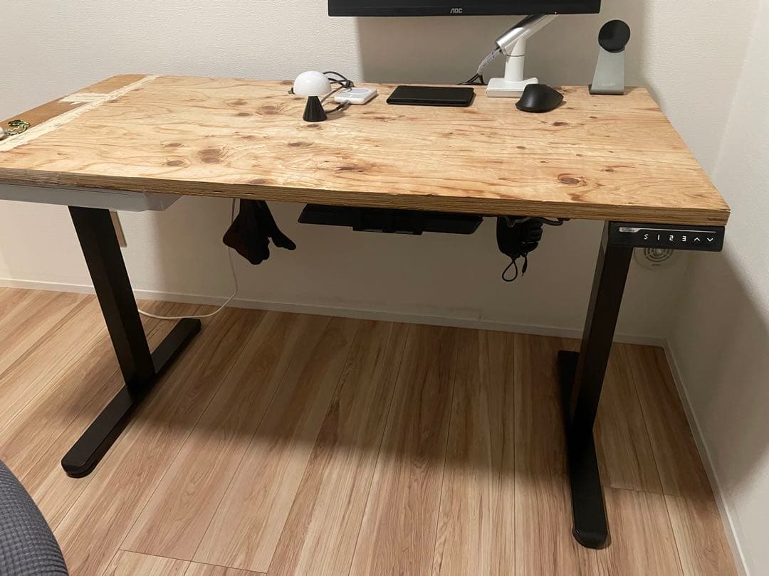 Ergear 電動昇降デスク　脚のみ　幅調整可能