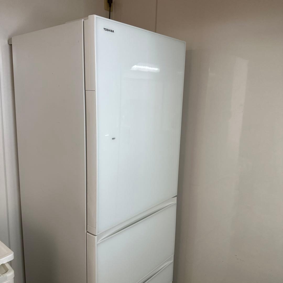 TOSHIBA 冷蔵庫 GR-P41GXV (EW) 2019年製