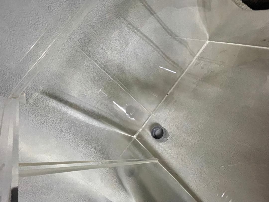 アクリル水槽　60 × 45 × 45オーバーフロー加工8ミリフルカバー蓋付