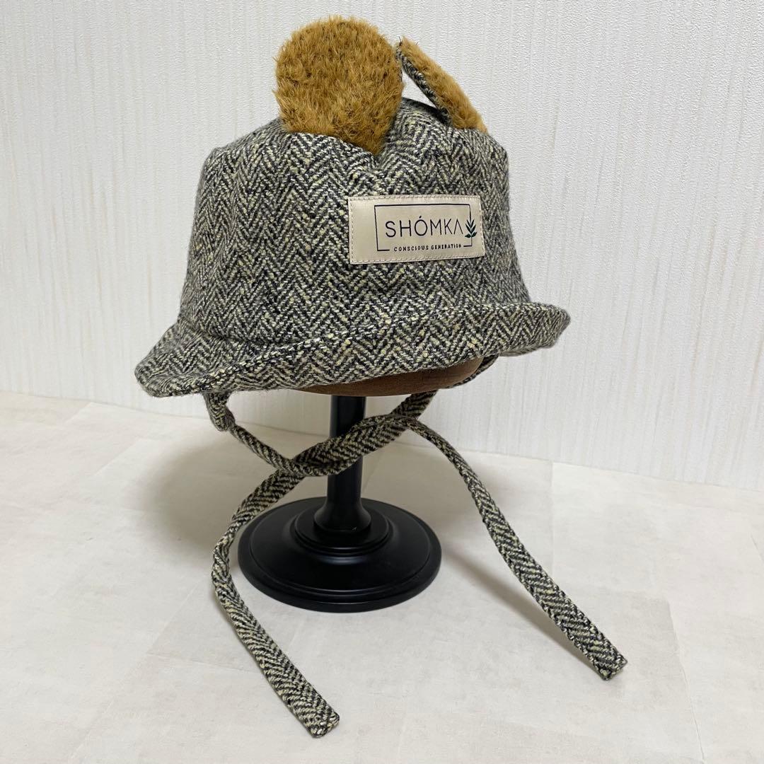 新品未使用 タグ付き ASH アッシュ ショムカ ベアーハット 54