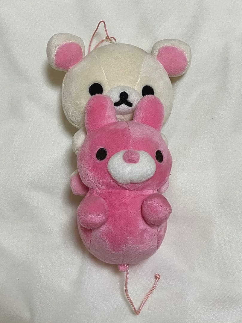 コリラックマ　うさぎ　ふうせん　ぬいぐるみ