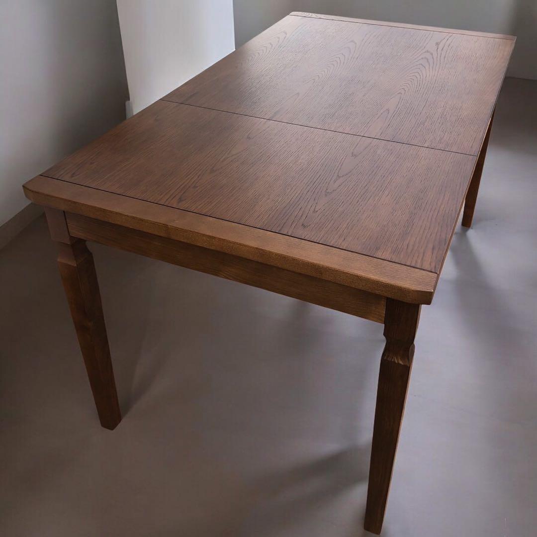 葉山ガーデン エクステンションテーブル タモ材 W130 英国カントリー