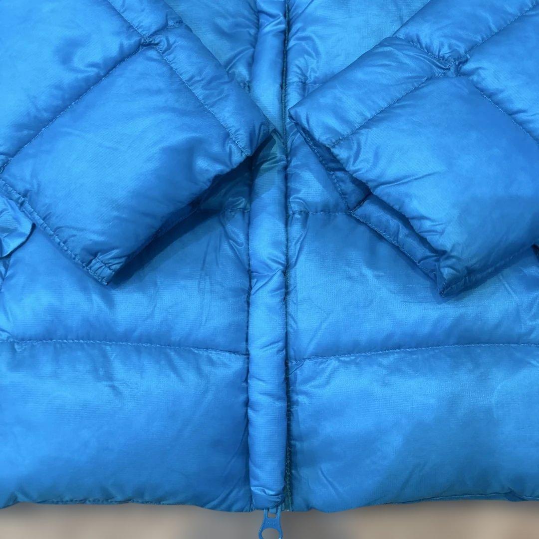 パーリーゲイツPG 青緑色ダウンジャケット　ロゴ入り　袖着脱可　ダウンベスト　M