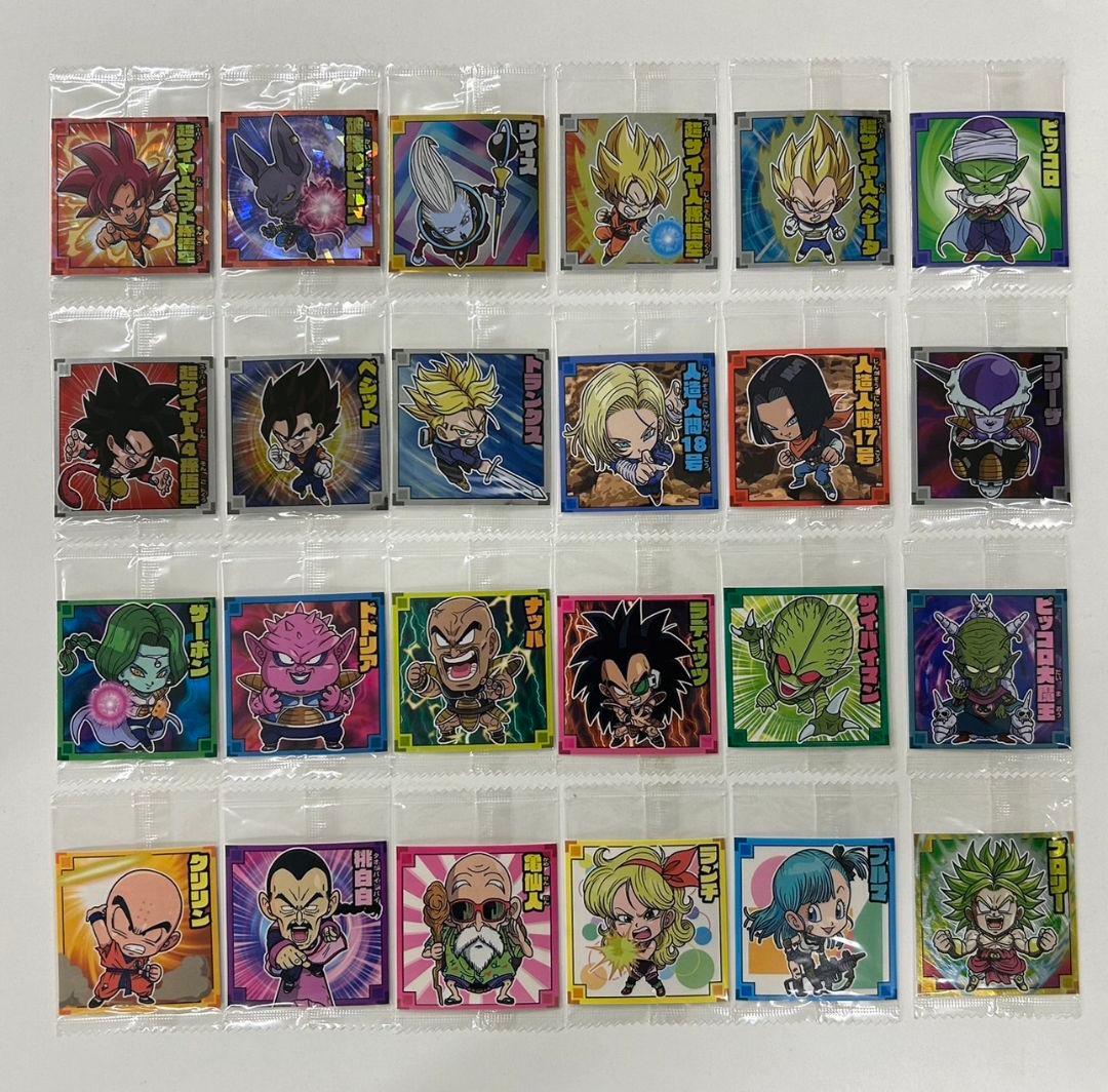 ドラゴンボール 超戦士 シール ウエハース 旧弾 1.2弾 フルコンプ