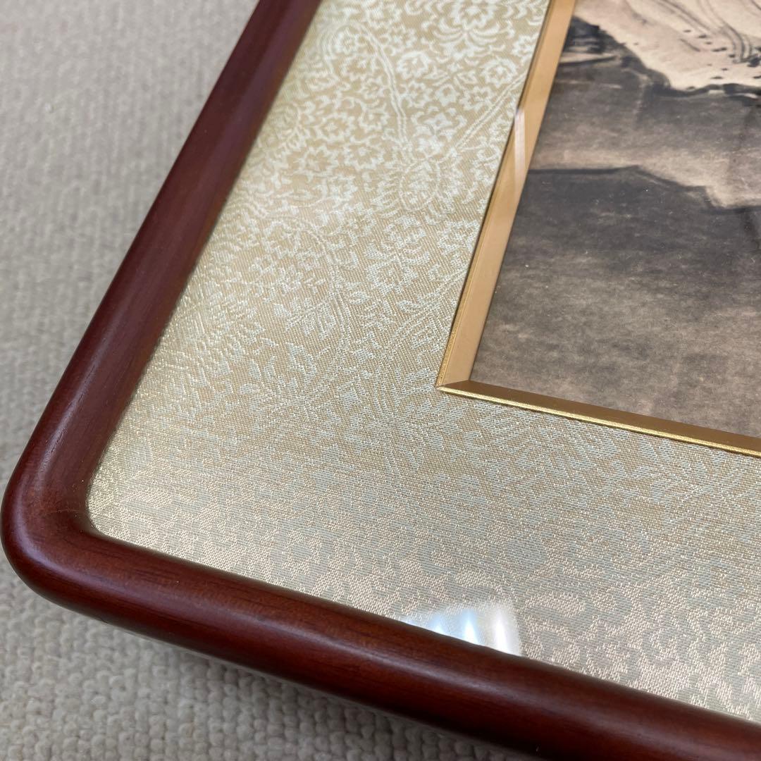 新品！雪舟筆 四季山水図長巻 春夏秋冬 額装セット