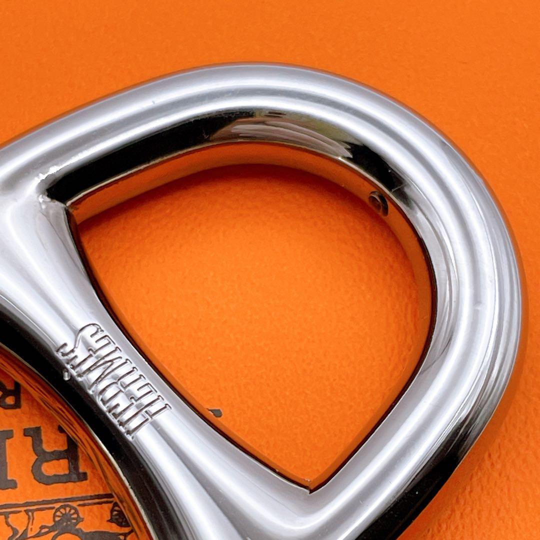 HERMES シェーヌダンクル　スカーフリング　シルバー　エルメス