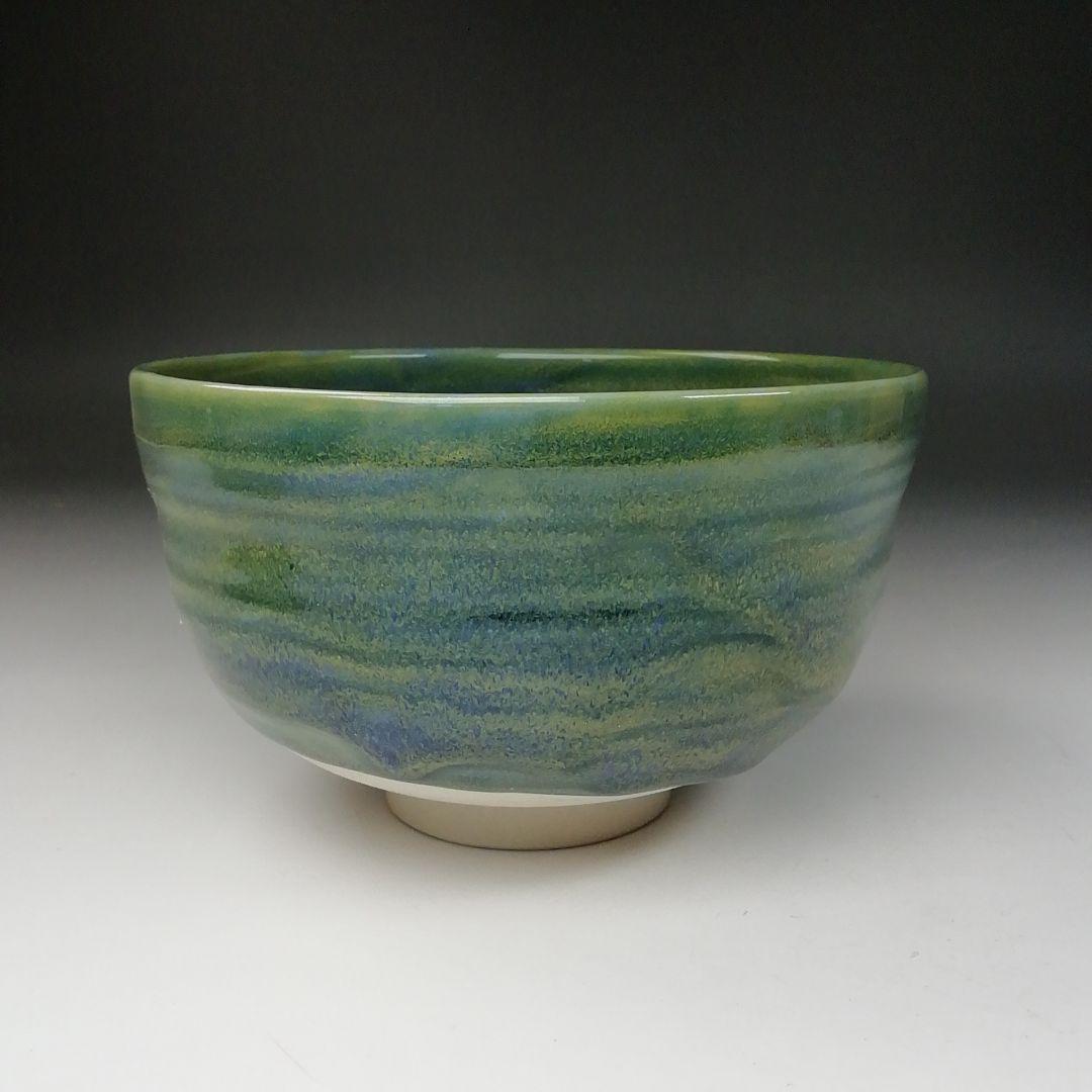 Ｔ６６２　茶碗　『九谷焼』『深厚釉　茶碗』『三代　三ツ井詠一(為吉)造』　共箱