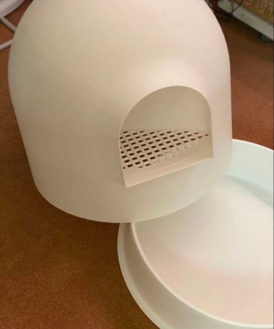 pidan 猫用 トイレ スノードーム&トイレマットセット