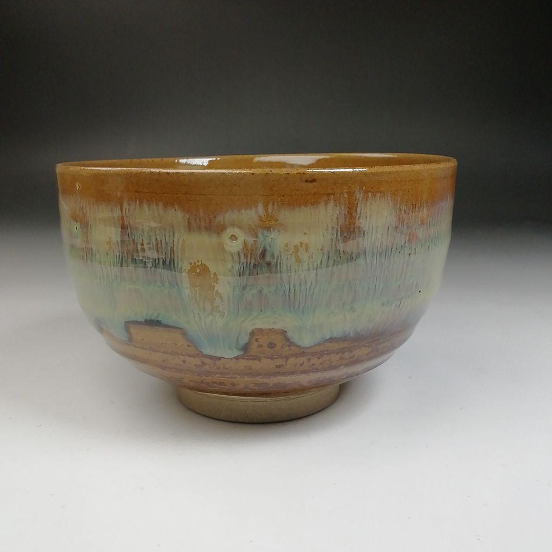 Ｗ５４　茶碗　『高取　茶碗』『亀井味楽 造』　共箱　抹茶碗　茶道具