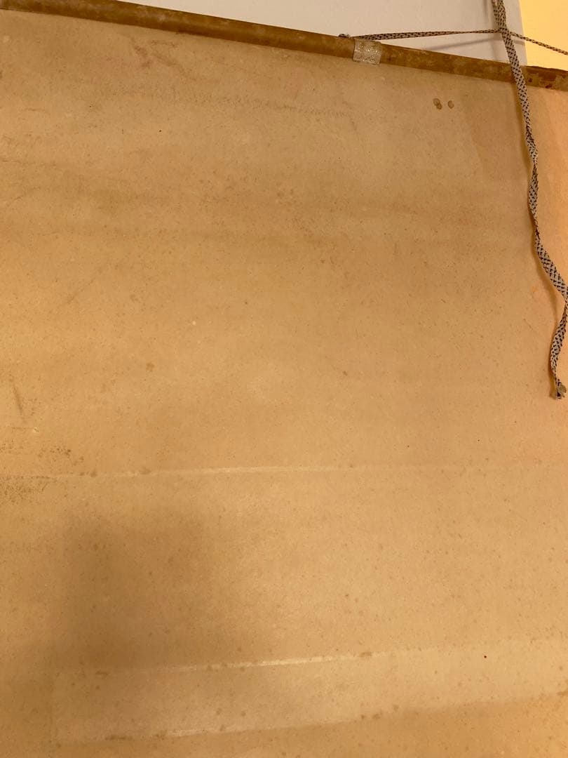 中国書画 民国画家　黄省三　筆 楓橋夜泊図　絹本水墨 山水画賛