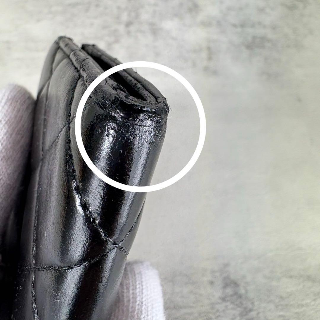 CHANEL シャネル　ラムスキンケース　カードケース　財布