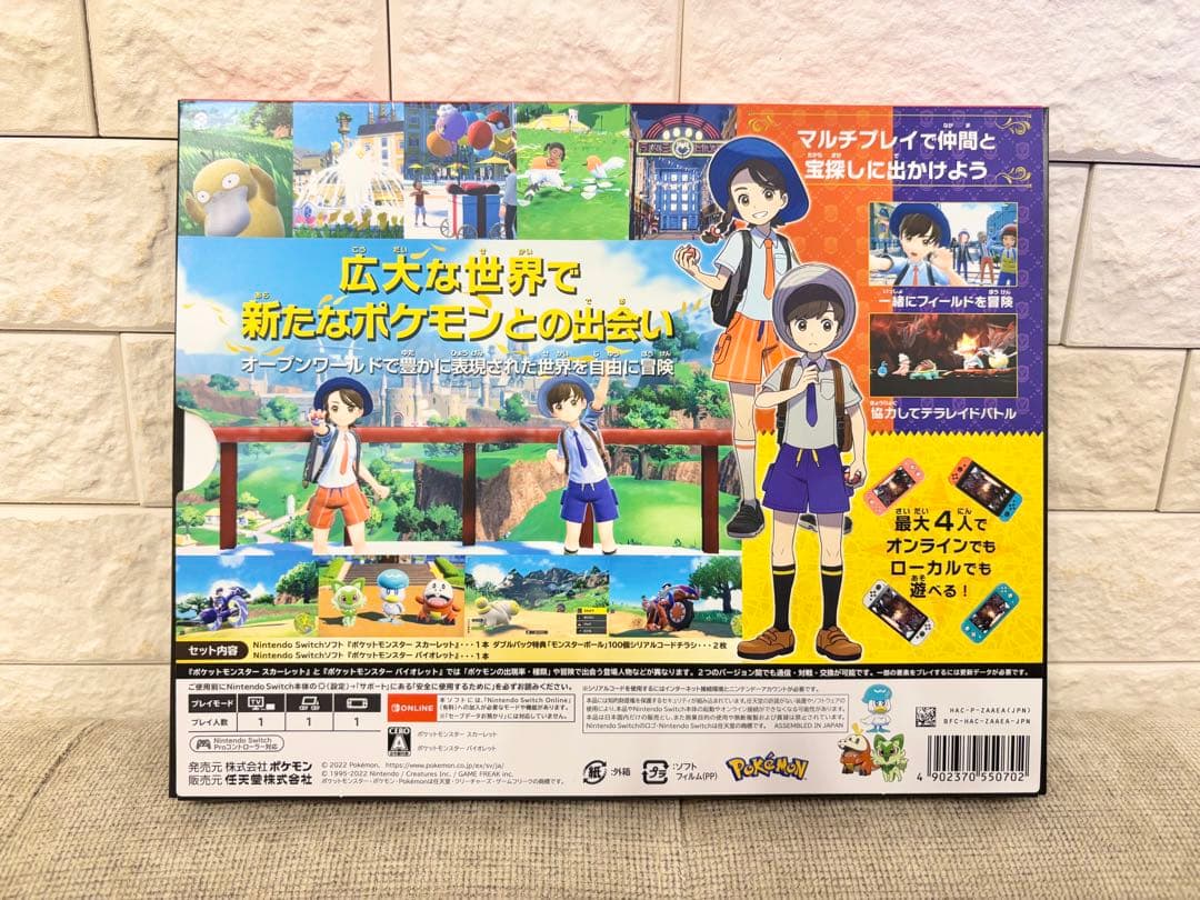 ポケットモンスター SV スカーレット バイオレット　ダブルパック アートブック