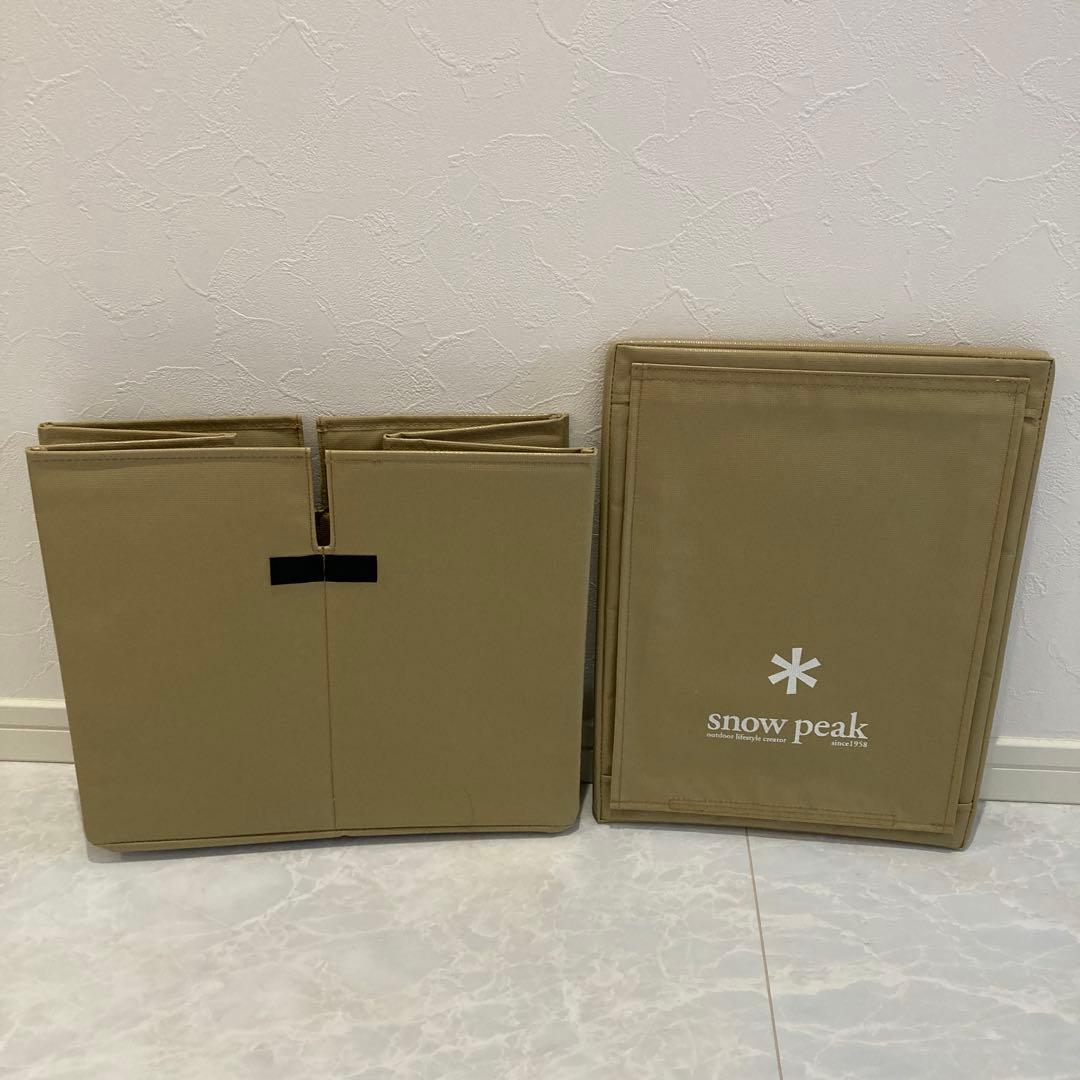 スノーピーク 廃盤 ガビングキューブ 収納ケース ゴミ箱