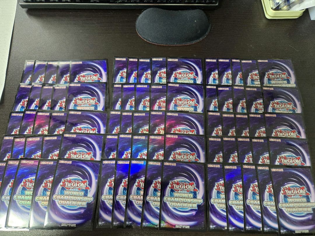 遊戯王 WCQ スリーブ 紫 98枚