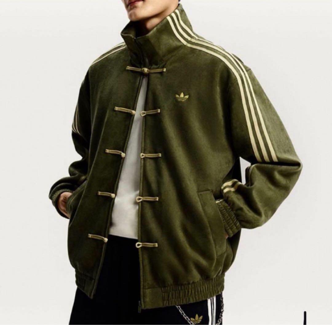 アディダス 中国限定 蛇年トラックジャケット緑　Lサイズ