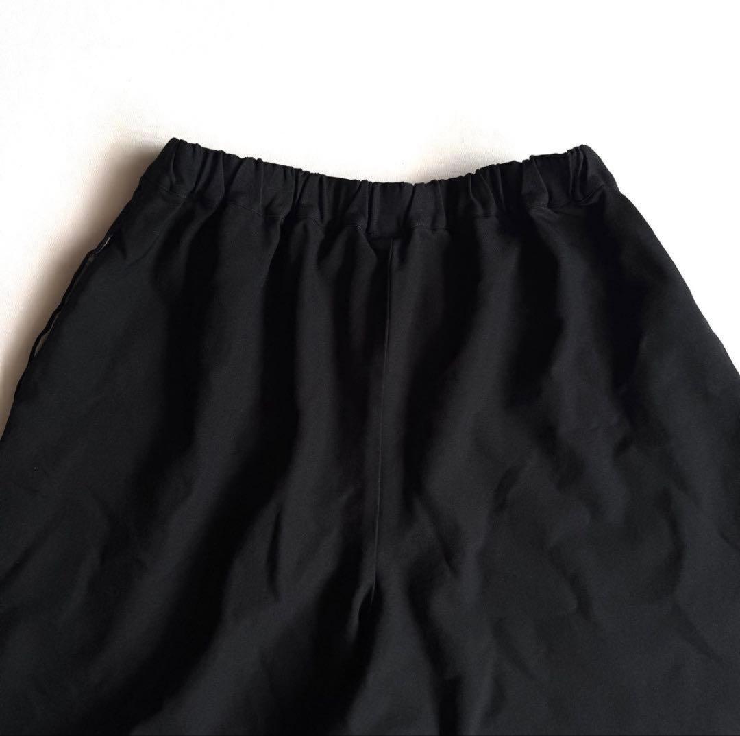 ブラック コムデギャルソン ポリ縮 寅壱パンツ バルーンパンツ