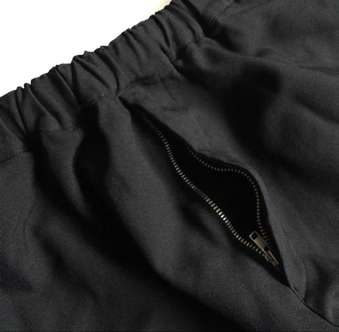 ブラック コムデギャルソン ポリ縮 寅壱パンツ バルーンパンツ