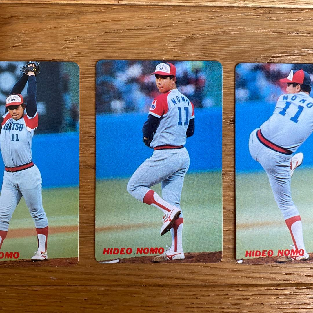 レア！　野茂英雄　8枚セット　カルビー　プロ野球チップス　カード　1991