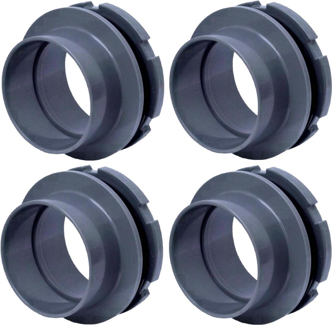 ショートバルソケ50Ａ　４個セット 　ゴムパッキン２個付　水槽　配管　塩ビ管