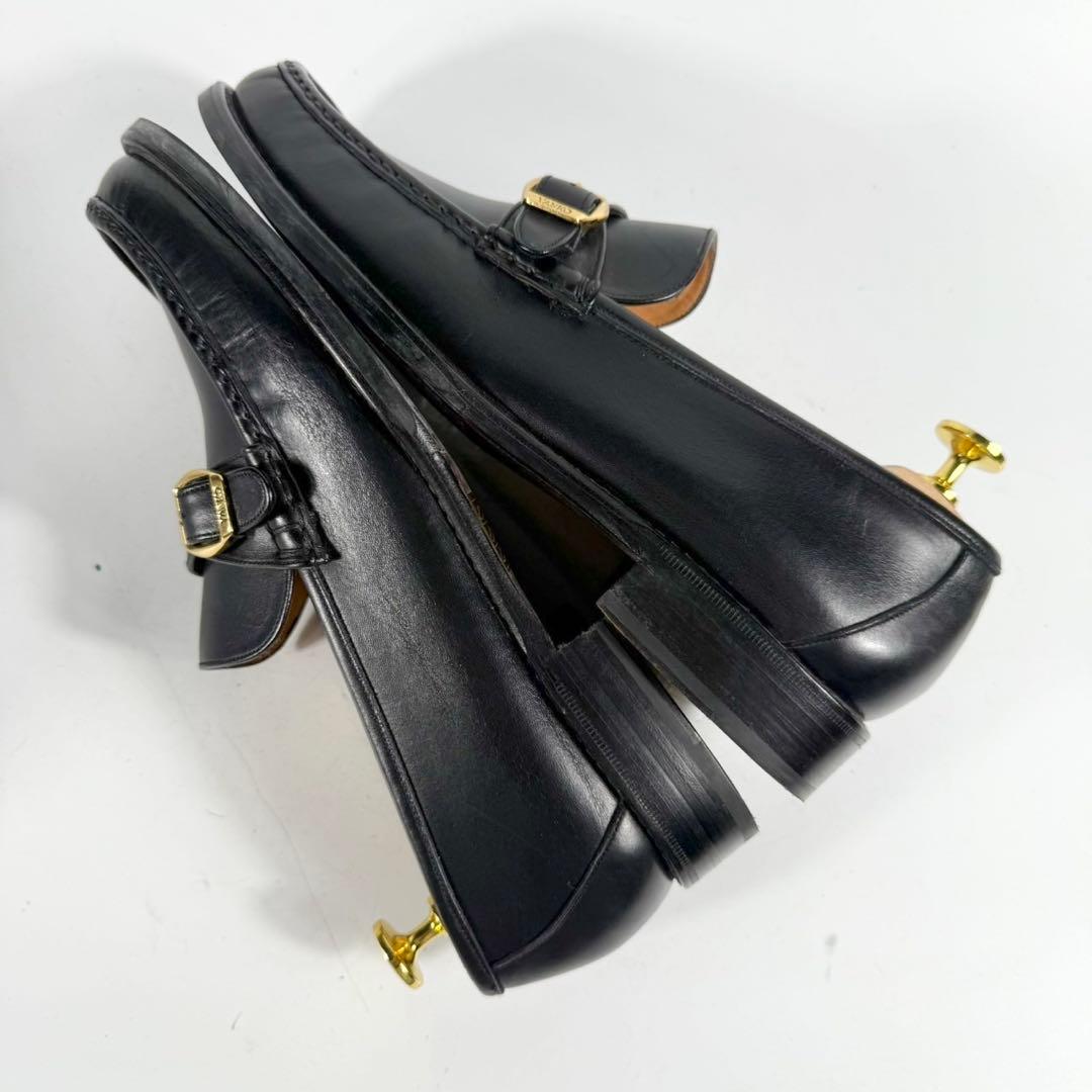 【極美品】YANKO ヤンコ　モンクストラップ（7）シングルモンク　革靴　黒