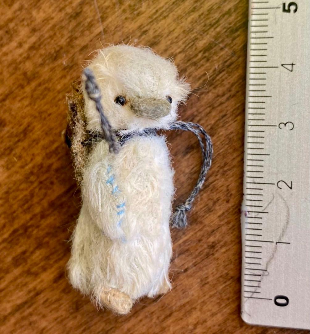 moriのえほん様　三角帽子のペンギン　ぬいぐるみ　ミニチュア　ハンドメイド