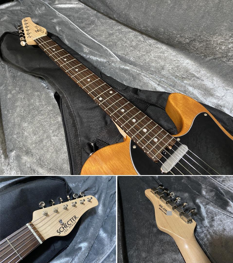 美品 限定生産モデル Schecter OL-PT-TH ホロウボディ