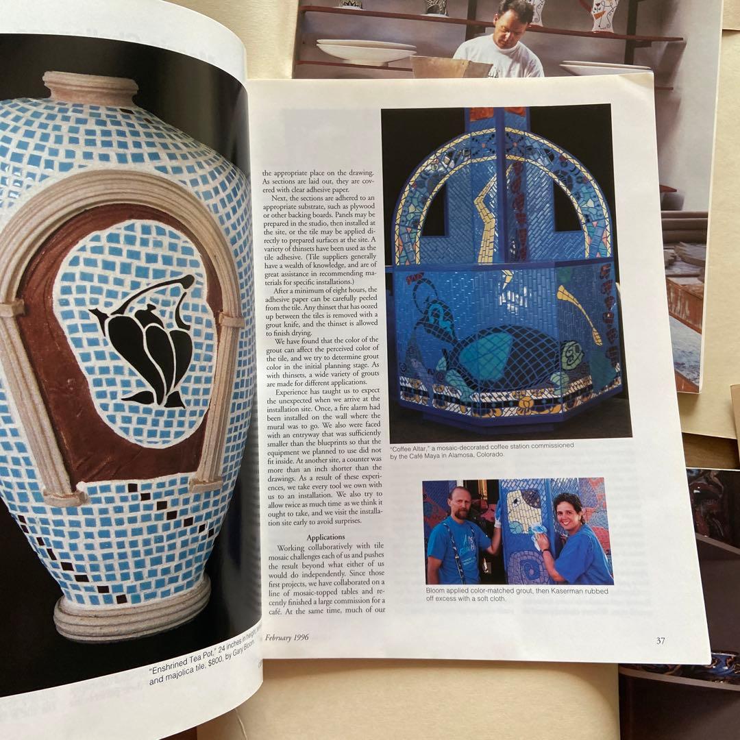 1996洋書　ヴィンテージマガジン　ポッタリー　セラミック　陶芸