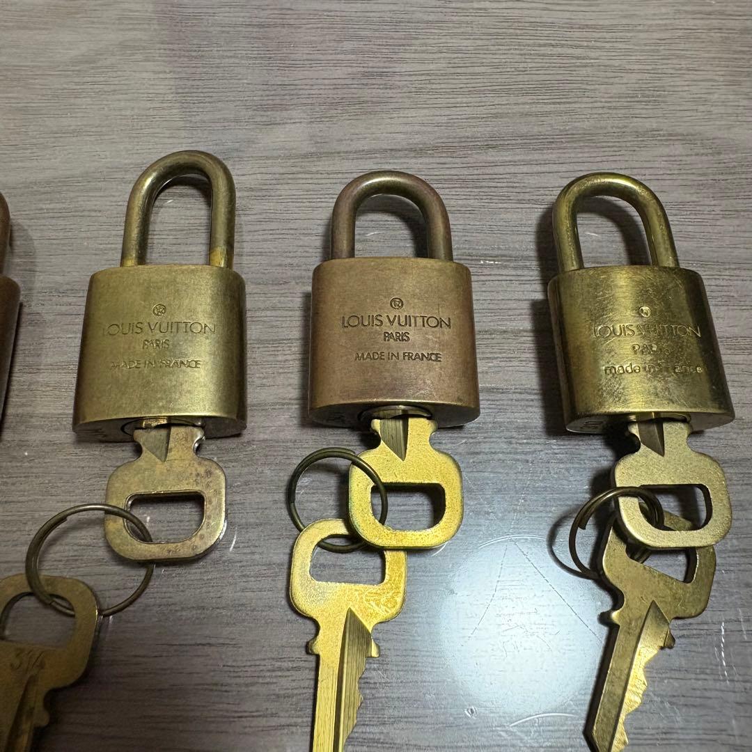 LOUIS VUITTON パドロック 南京錠 6個セット