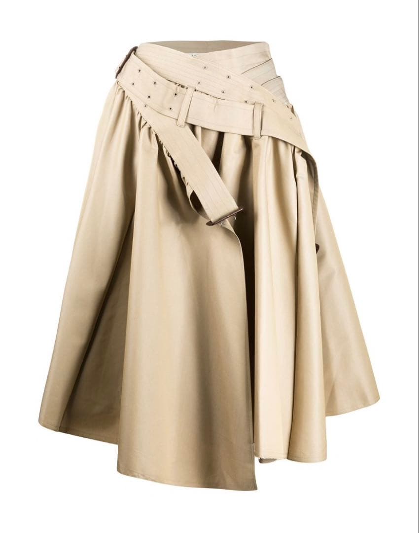 出品12/31まで・JUNYA WATANABE 変形トレンチスカート S