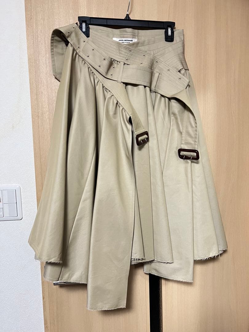 出品12/31まで・JUNYA WATANABE 変形トレンチスカート S