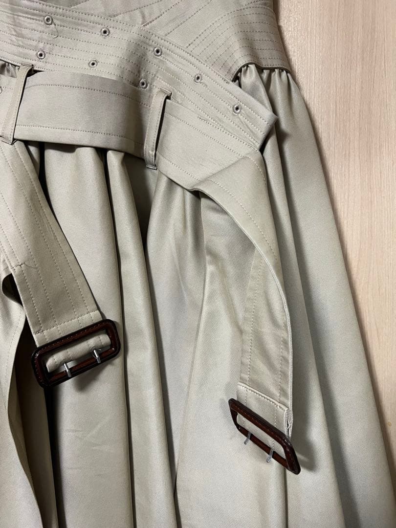 出品12/31まで・JUNYA WATANABE 変形トレンチスカート S