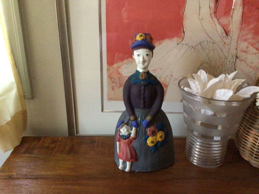 ⭕️⭕️【美品】長崎 古賀人形 西洋婦人 工芸品　土人形⭕️⭕️