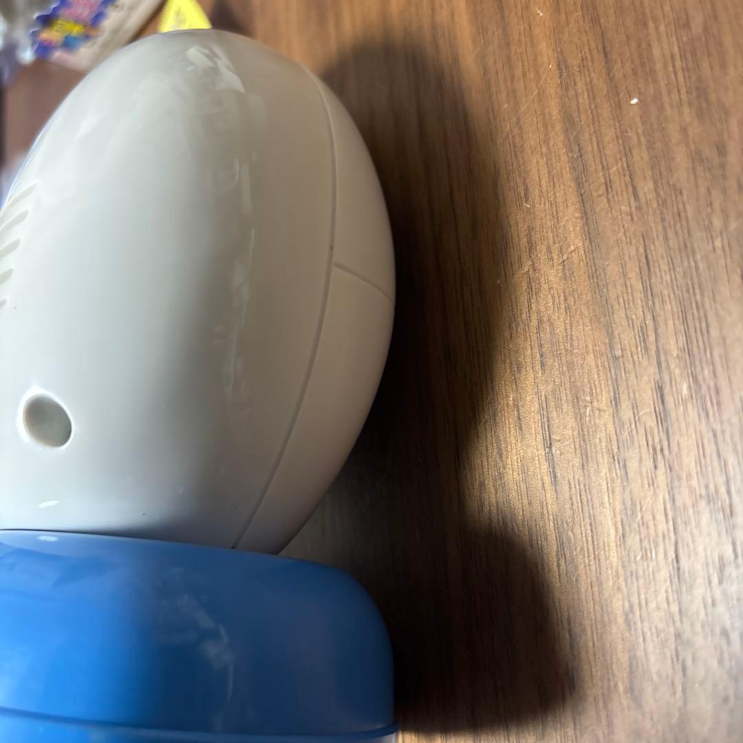 【ほぼ新品】たまごっちの目覚まし時計 めざまっち 白