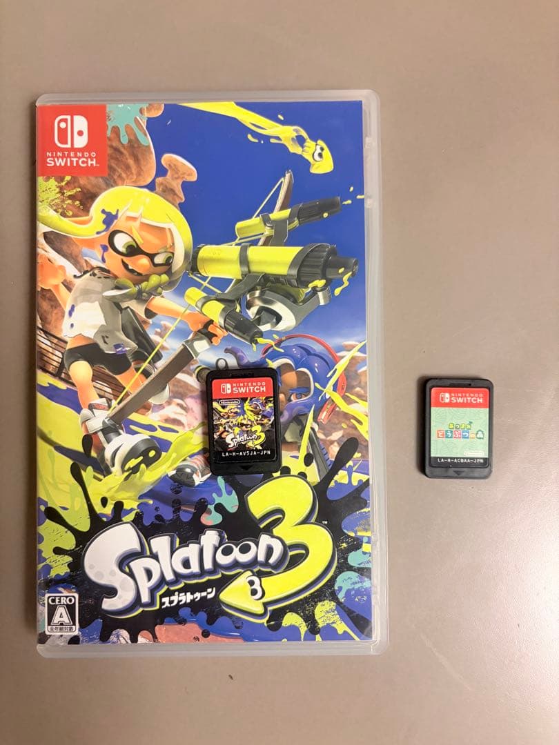 あつまれどうぶつの森　Splatoon 3 パッケージ版ソフト
