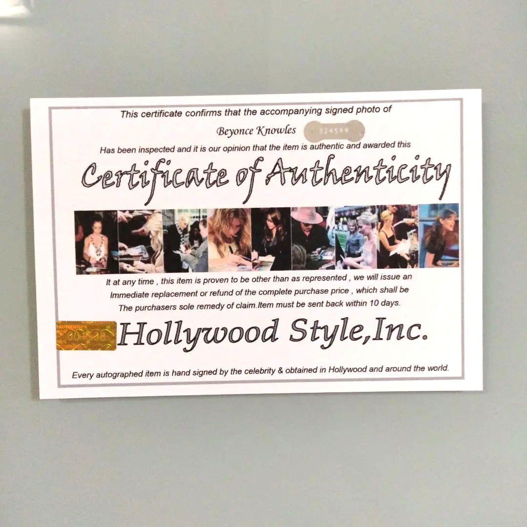 セール中…ビヨンセ直筆サイン入り超 特大写真…グラミー賞アーチスト…