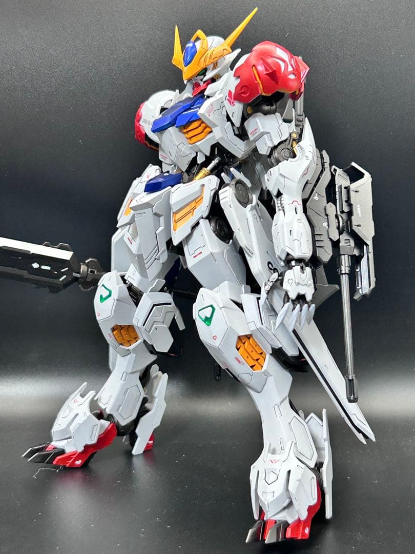 MG ガンダムバルバトスルプス　全塗装済み完成品マント鉄血のオルフェンズ